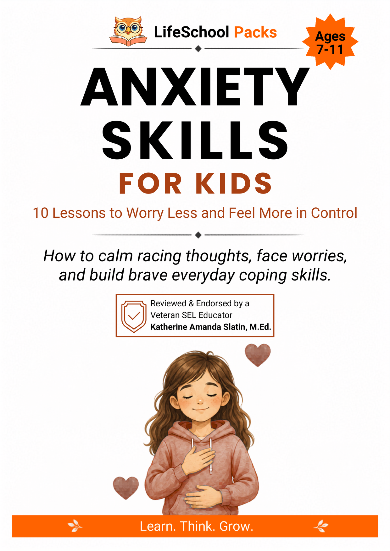 Anxiety Skills for Kids pack cover