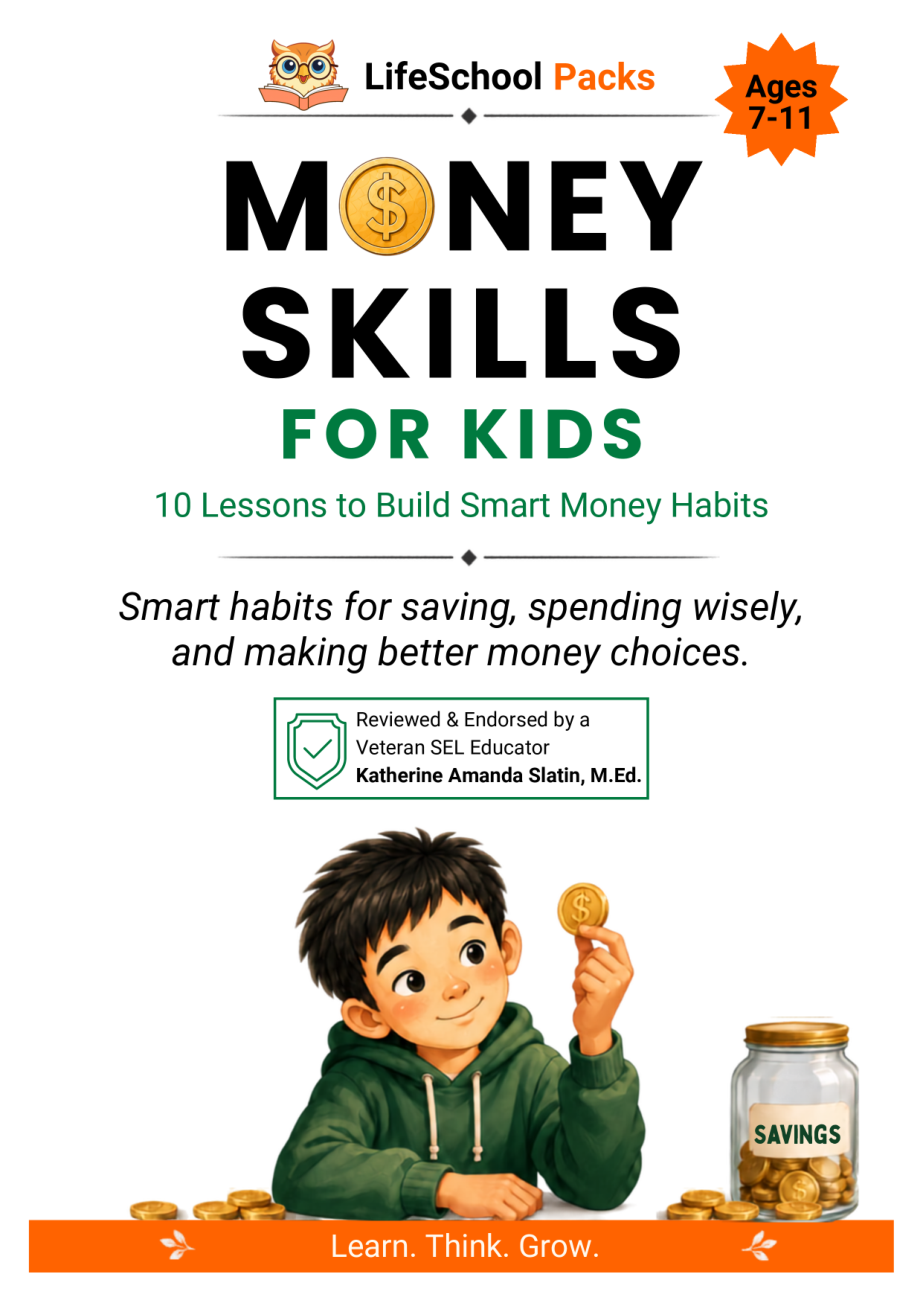 Money Skills for Kids pack cover